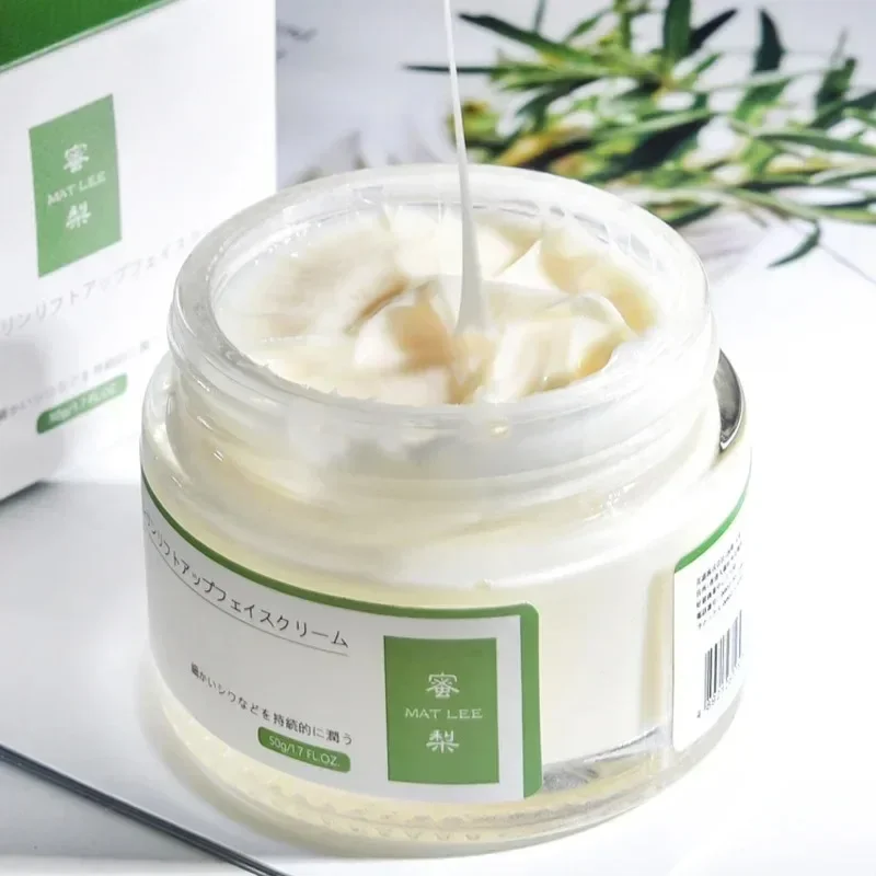 Peptide Neck Cream - 50 グラム日本製 6 ペプチドクリーム引き締め保湿アンチ早期老化敏感肌の顔と首