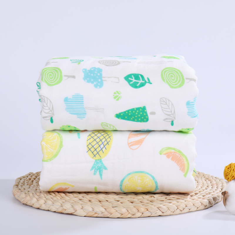 Skincare Newborn - 105×105cm 100%コットンガーゼブランケット スキンケア 超ソフトモスリン ベビーおくるみ 新生児