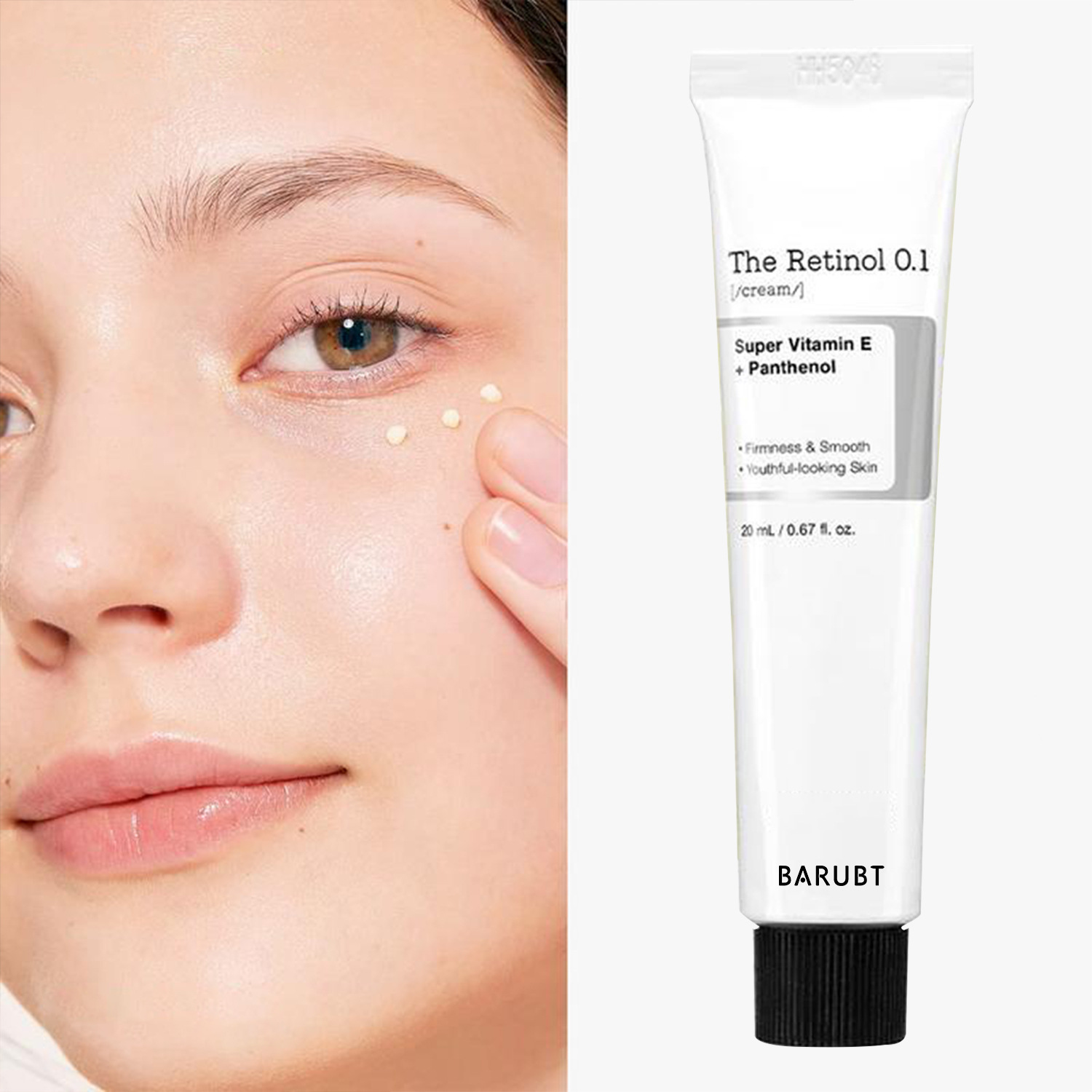 Peptide Neck Cream - レチノール0.1%クリーム、レチノイド配合のアンチエイジング目元＆首元クリーム、肌の引き締め、シワの軽減、肌のハリを高めるクリーム