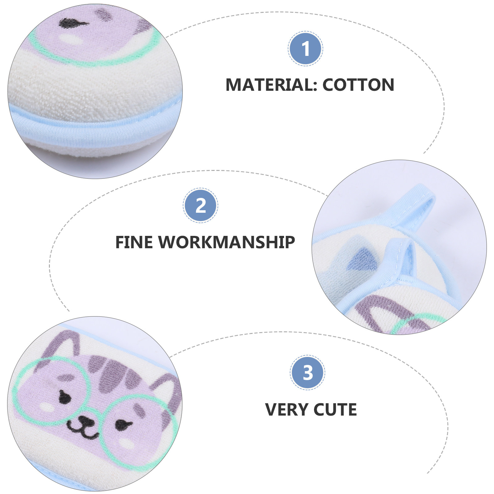 3個入り幼児用バススポンジ 超ソフトコットン製 新生児用 漫 - Skincare Newborn のレビューと価格