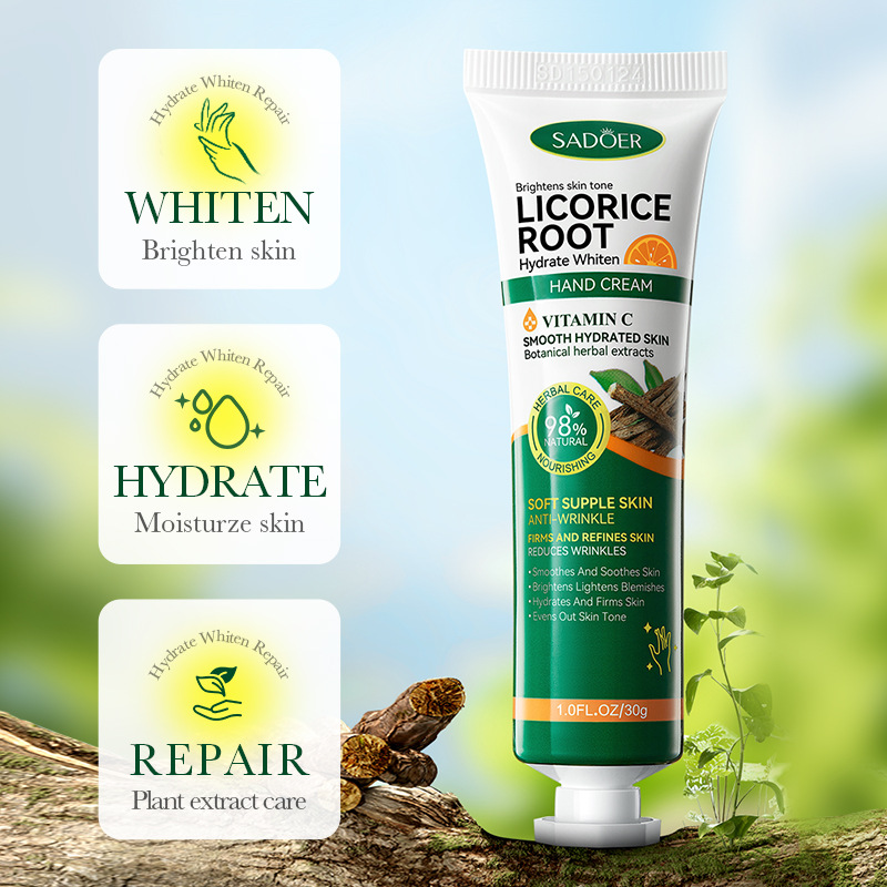 3/5 個 SADOER 甘草根ビタミン C ハンドクリーム - Licorice Root Extract のレビューと価格