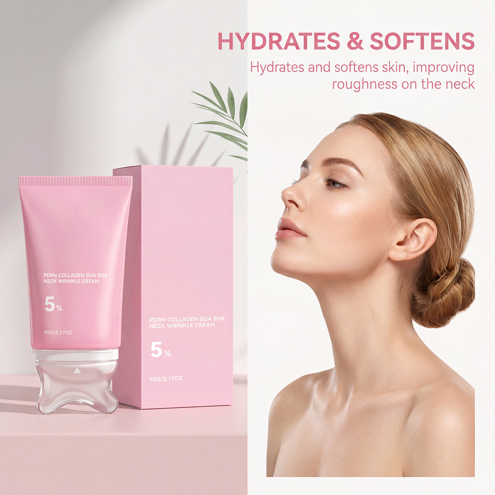 PDRNピンクコラーゲンネッククリーム グアシャクリーム 引 - Peptide Neck Cream のレビューと価格