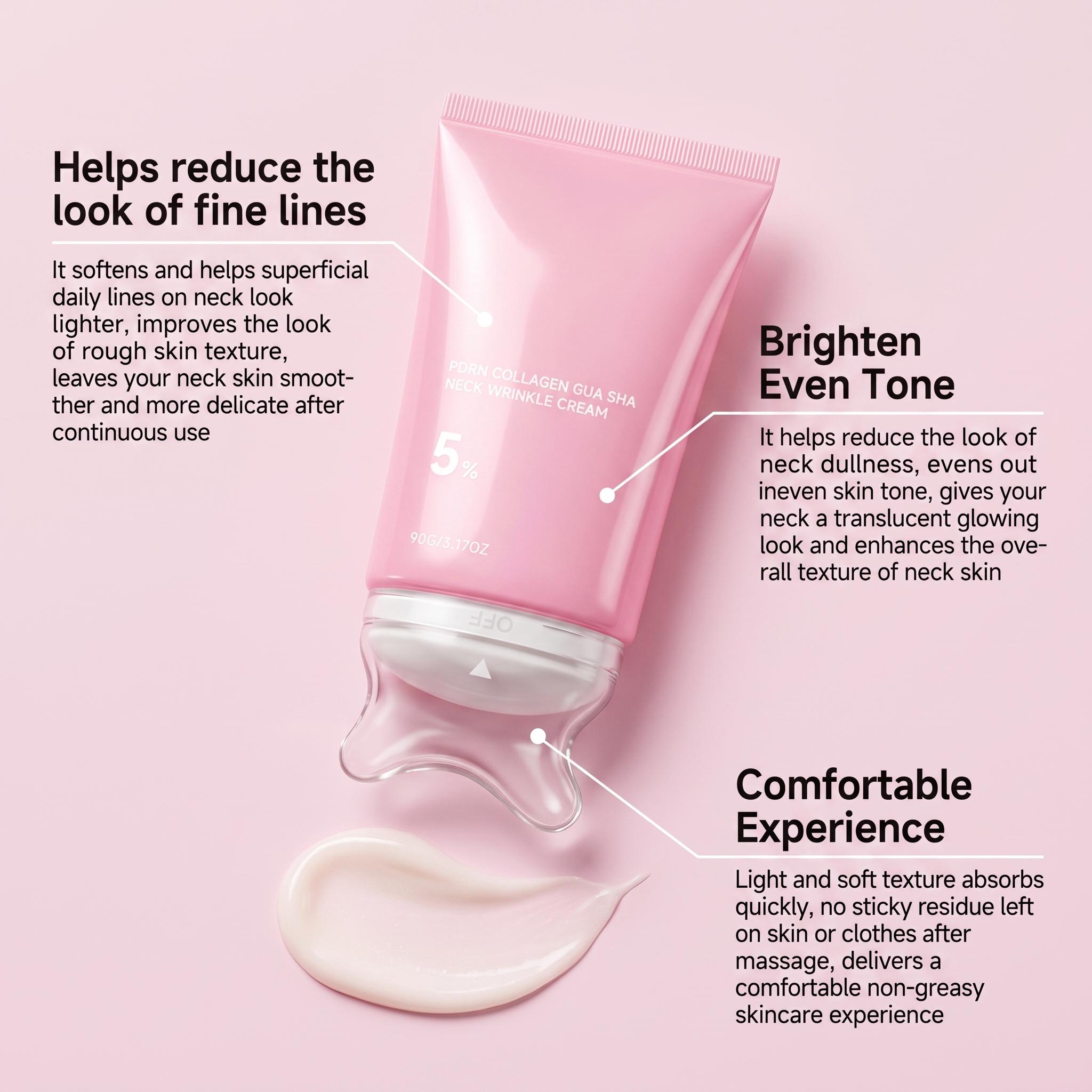 PDRNピンクコラーゲンネッククリーム グアシャクリーム 引 - Peptide Neck Cream のレビューと価格