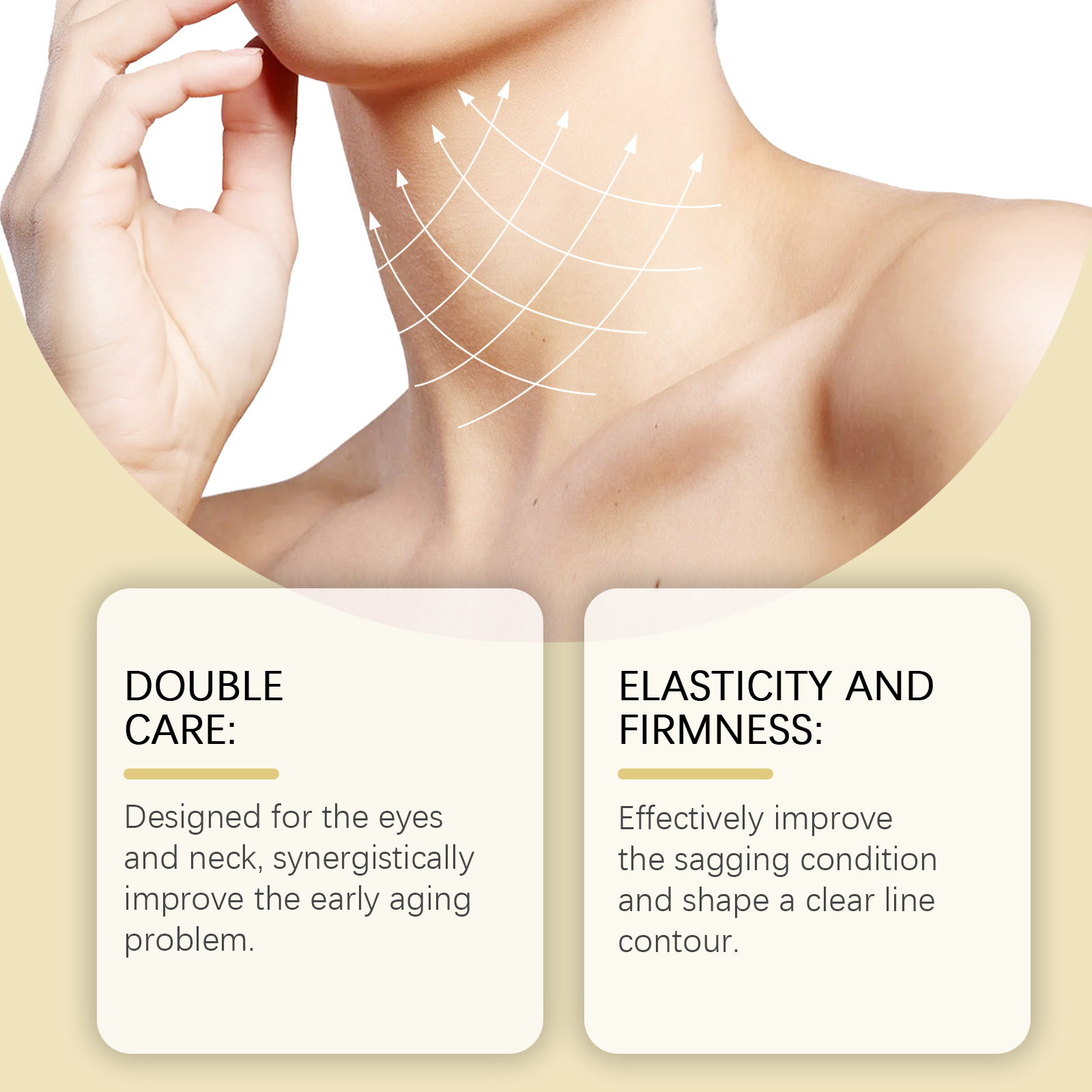Ah-8 ファーミングネッククリーム しわを滑らかにする ア - Peptide Neck Cream のレビューと価格