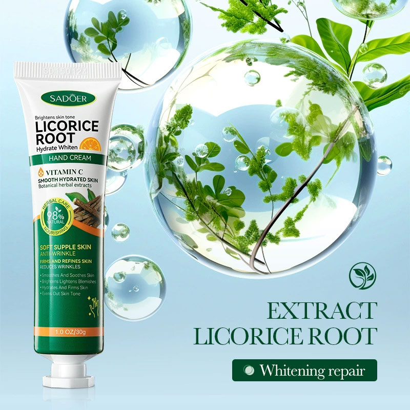 高速美白ダークナックルハンドクリーム明るく保湿強力な汚れリム - Licorice Root Extract のレビューと価格