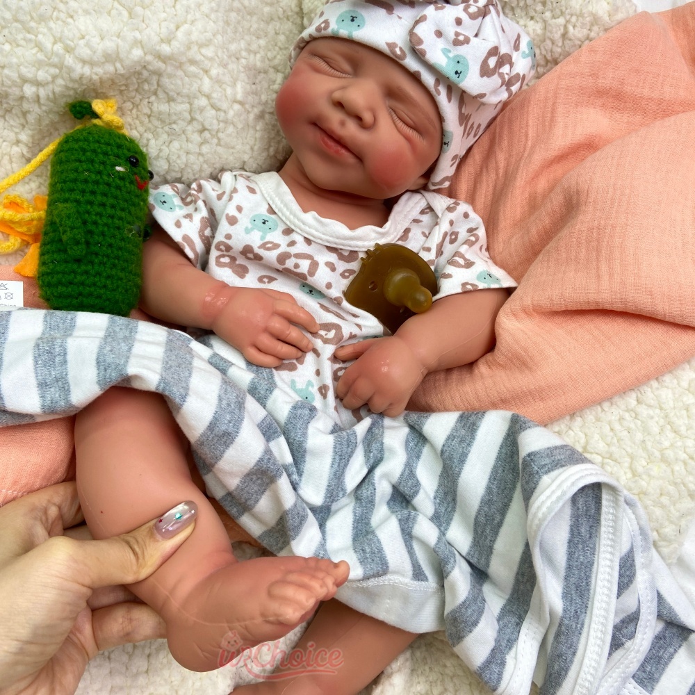 20インチの口が開くフルボディシリコンリボーンドール、解剖学 - Skincare Newborn のレビューと価格