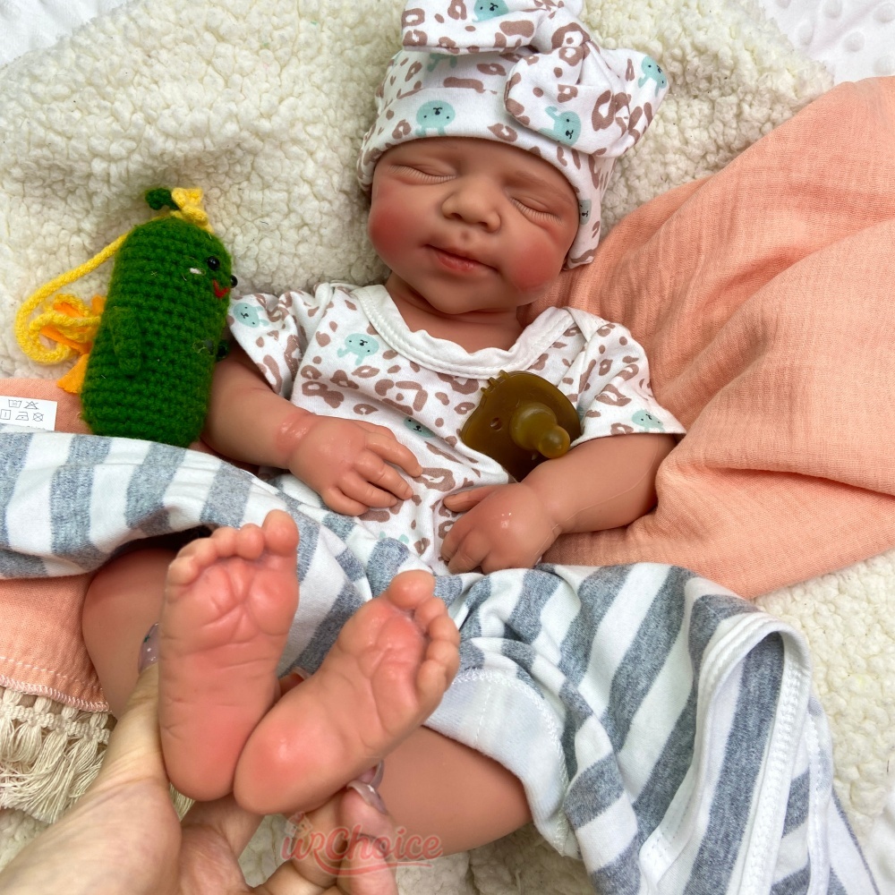 20インチの口が開くフルボディシリコンリボーンドール、解剖学 - Skincare Newborn のレビューと価格