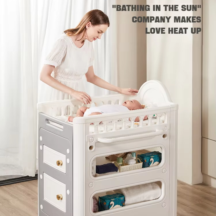 新生児用おむつ交換台、赤ちゃんの肌を守る、高さ調節可能なオー - Skincare Newborn のレビューと価格